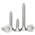 Stainless Steel Countersunk Flat Torx Drive Self Tapping Screw Star Head M4 X 20mm 40mm M5 M6 Vis Torx Inox Wood Screw
