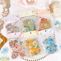 40 Sheets Per Pack Sticker Pack Wandering Dreams Series Transparent Floral and Botanical Handbook Materials Stickers 6