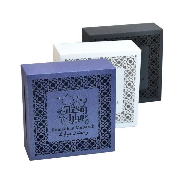 Eid Decoration Islamic Ramadan Mubarak Laser Cut Muslim Gift Ramadan Cake Box