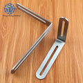 Customized L Shape Sheet Metal Stainless Steel Shelf 90 Degree Angle Corner Bracket