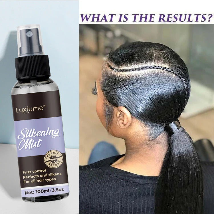 Luxfume Wholesale Moisturizing Anti Frizz Styling Silk Mist Hair Spray Silkening Mist