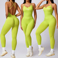 Custom Logo Compression Quick Dry One Piece Active Wear Workout Gym Fitness Yoga Jumpsuit