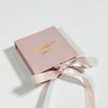 High Quality CF Brand Rigid Bangle Pink Cardboard Packaging Magnetic Jewelry Box
