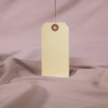 Custom Logo Wired Printed Reinforced Specialty Paper Manila Eyelet Shipping Tag With String