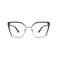 Luxury Designer Reading Eyewear for Women Cat Eye Optical Glasses Metal Frame Rhinestone Temples Pearl Accents Matched-Diamond