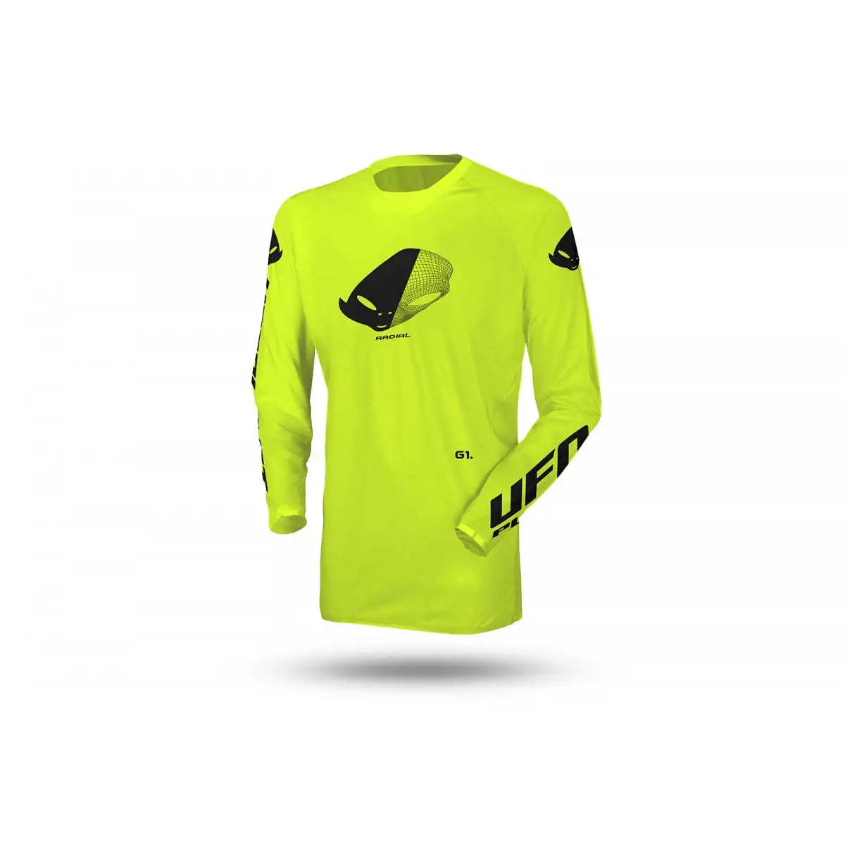 RADIAL Comfortable Racing Jersey Breathable Fluorescent Yellow Motocross Wear for Motorcycle Racing