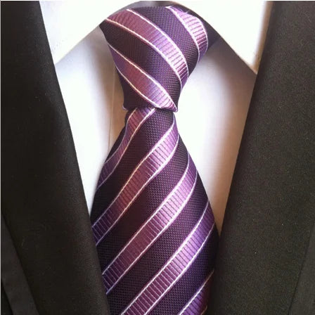 Wholesale Cravate Homme Set Gift Box Luxury Stripe Ties for Men Italian Custom Neckties Men With Logo