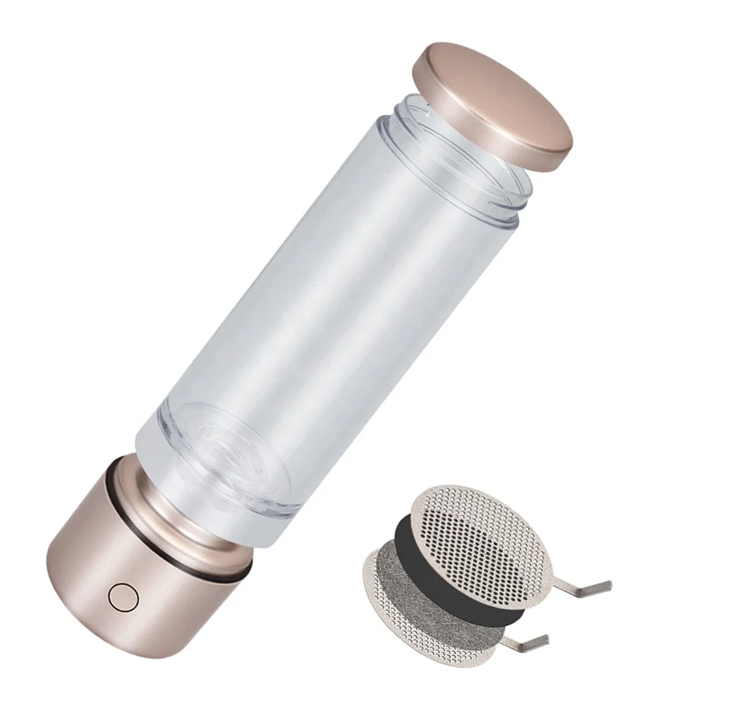 Portable SPE PEM Hydrogen Water H2 Generator Titanium Platinum Electrolytic Plate High Concentration 3.5-5PPM Outdoor Car Use