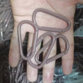 56MM Aluminum Carabiner Hook Keychain for Outdoor Camping and Keychain Clips