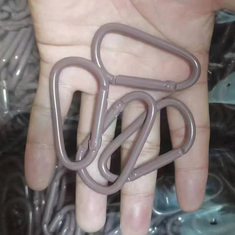 56MM Aluminum Carabiner Hook Keychain for Outdoor Camping and Keychain Clips