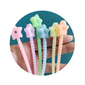 21cm Length Silicone Cable Ties Star Self-locking Zip Tie for Jewelry Making Keychains Findings 100pcs