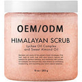 Aixin Vegan Herbal Gel Himalayan Salt Body Scrub with Lychee Oil-Whitening Moisturizing & Deep Cleansing for All Skin Types