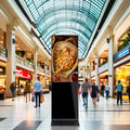 Android HD LCD Digital Advertising Display for Shopping Mall Floors Advertiser Digital Signage