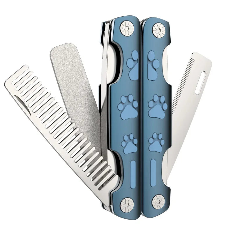 Multi-Functional 3 in 1 Stainless Steel Folding Pet Nail Nipper Small Animals New Pet Grooming Clippers