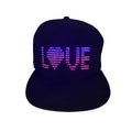 Smart Controlled Custom Cotton Baseball Cap LED Display-Fashion Style for Birthday Wedding Christmas Decorations (New Arrivals)