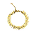 Fashion Unique and Novel Bracelet Plated Gold Charms Bracelets Female Chunky Chain Bangles Jewelry Pendiente Christmas Gifts