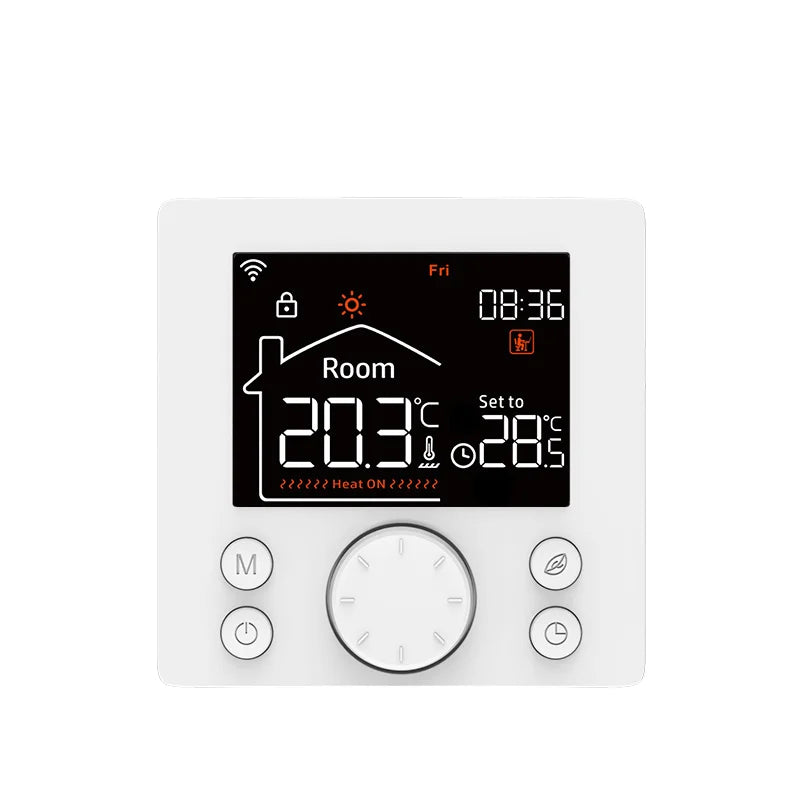 WiFi Smart LCD 3A Programmable Floor Heating Parts Thermostat for Apartment Water Heating System