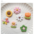 Mixed Flower Resin Decoration Crafts Beads Flatback Cabochon Scrapbook DIY Embellishments Accessories