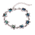 Fashion Jewelry Popular Adjustable Sea Turtle Opal Bracelet Butterfly Animal Turtle Shell Bracelet Ocean Anklet Bracelet