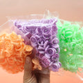 100Pcs Lash Glue Rings Pink Blue Disposable Plastic Eyelash Glue Holder for Eyelash Extension