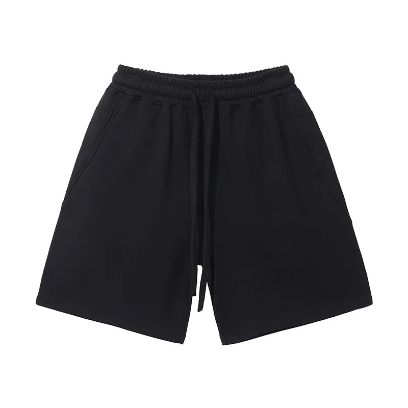 Custom Logo Printed Floral 100% Cotton Men's Casual Summer Running Shorts Vintage Street Sports Quick Dry Eco-Friendly 380 Grams