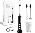 Newell Wholesale Usb Rechargeable Automatic Home Drinks Handheld Foam Maker Lattes Electric Coffee Mixer Milk Frother With Stand