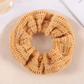 Customized Colorful Knitted Women Hair Scrunchies High Quality Winter Scrunchies for Girls