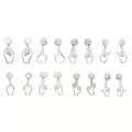 Wholesale Designer Stainless Steel Stud Earrings Trendy Gold Plated Unique Dangly Finger Gestures Fashion Accessory