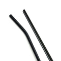 Straight and Single Bend Steel Putter Shaft Matte Black