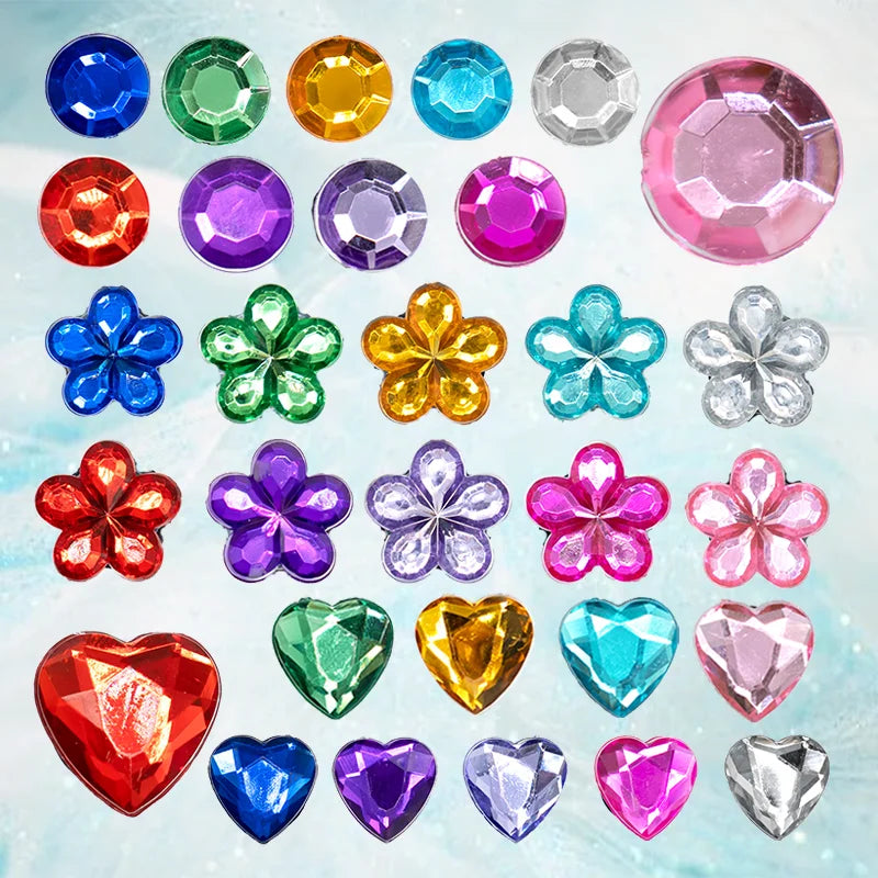 Wholesale Customized Cute PVC Trinket Clog Sandal Accessories Rubber Shoes Decorations with Love Diamond Crystal Shoe Charms