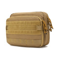 Multi-functional MOLLE System Tactical Accessory Bag EDC Travel Bag Outdoor Tactico Fan Tool Pouch with 2 compartments