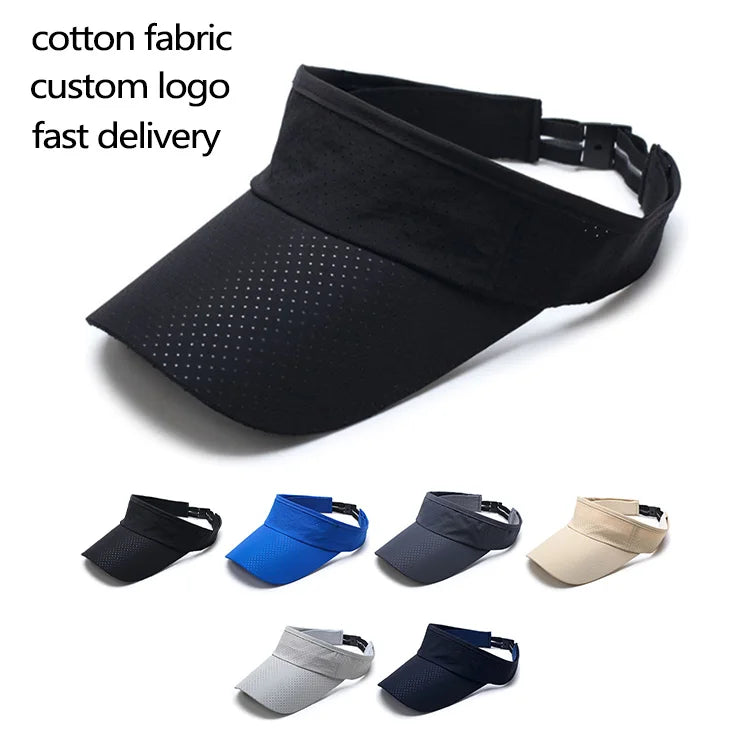 Fashion Sun Visor Hat Lightweight Breathable Golf Cap Ladies Sports Caps for Tennis
