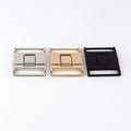 Deepeel CN101 40mm DIY Garment Accessories Windbreaker Down Jacket Square Alloy Button Clothing Decoration Belt Buckles