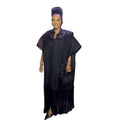 New African Dashiki Women Dress Design Patterns Rhinestone Fringe Design Africa Dresses Two-piece Boubou Dress