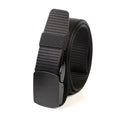 Men's 1 3/8 Inch Width Casual Fabric Belts Easy Adjustable Nylon Webbing with Trim Golf Accessory