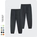 Oem logo Custom Men's 350g 100%cotton Terry Solid Jogger Pants Streetwear Sports Casual Ankle Banded Pants Plain Sweatpants