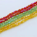 JC 6mm Bell Shape Glass Crystal Loose Beads for Clothing and Jewelry Making Faceted Crystal Beads Wholesale Bulk