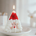 Lovely Santa Claus Shaped Scent Candle Decorative Fragrance Birthday Candle