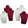New Design Necklace Display Rack Metal Microfiber Window Model Neck Display Stand Pendant Gentleman Neck Props