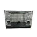 Wholesale Iron Wire Small Love Bird 76*45*45cm Bird Cage Ornament Wrought Iron Cage for Bird Finch Parrot