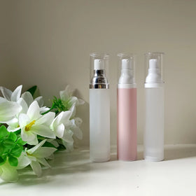 PET Lotion Foundation Bottle 20ml 30ml 50ml Plastic Packaging Face Cream Eye Cream Empty Airless Pump Lotion Toner Bottle