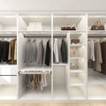 White Open Cabinets Wardrobe Factory Directly Bedroom Furniture Walk in Closets No Doors