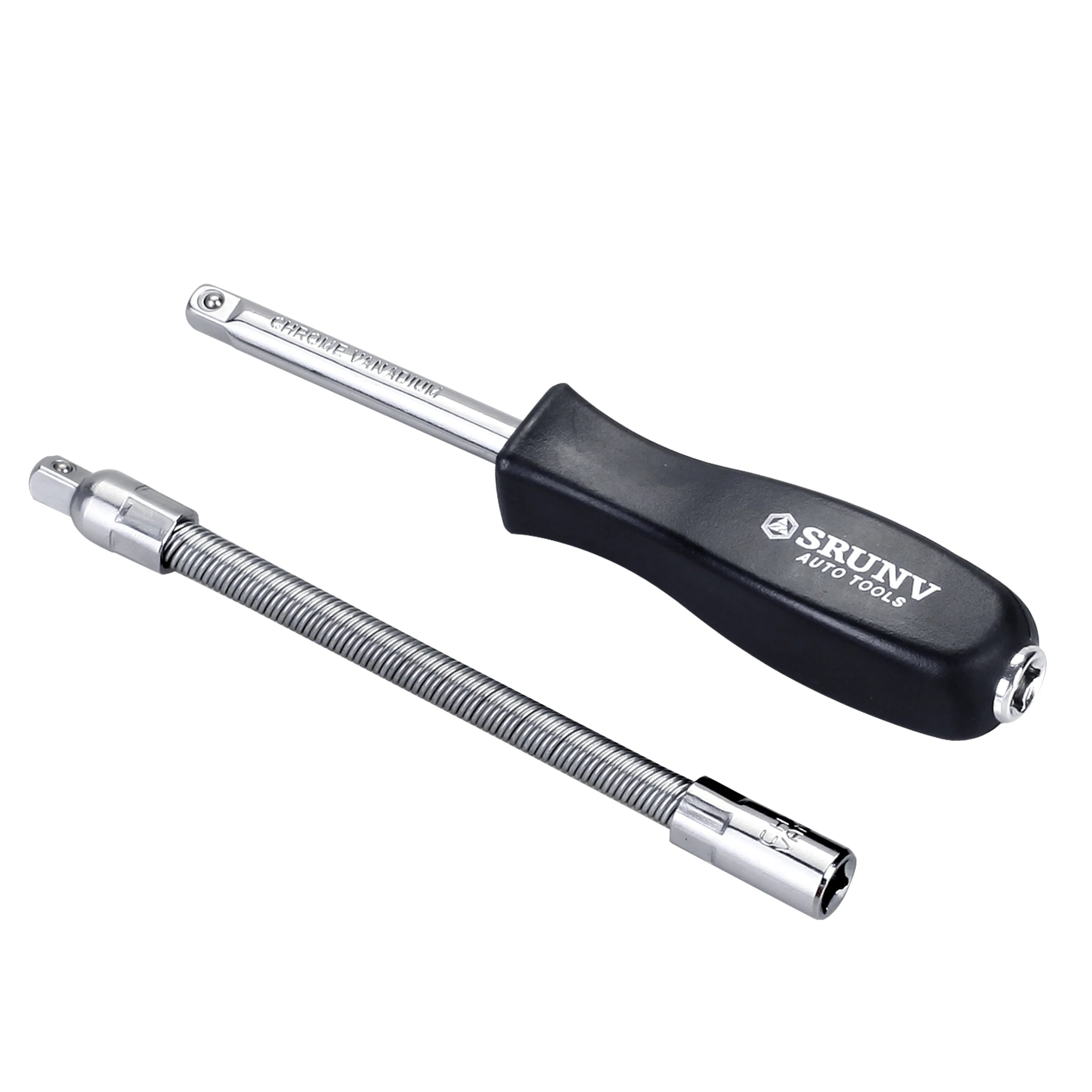 Multifunctional 1/4 6 Inch Drive T Handle Hand Tool With Adapter for Bits and Sockets