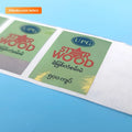 Hot Selling Fragrance Sticker Fruit Scratch and Sniff Scented Sticker and Card