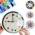 Mosaic Fruit Wall Clock DIY Silent Clock Kits for Bedroom Decor Arts and Crafts Supplies for Kid