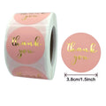 Custom Small Business Waterproof Adhesive Thank You Stickers with Customizable Shape & Size for Food Labels