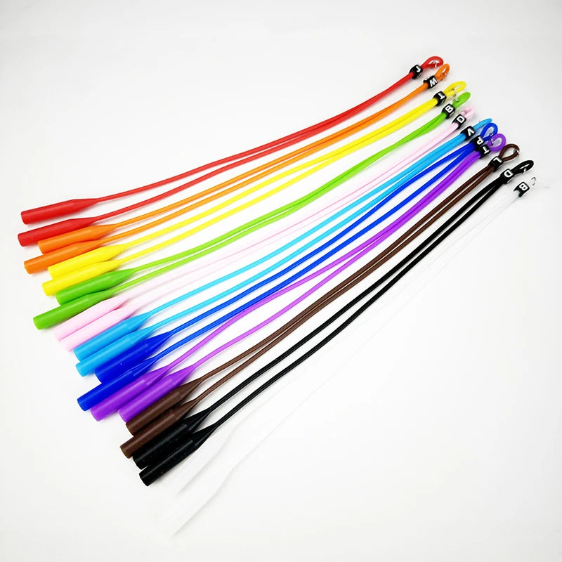 Factory Wholesale Glasses Cord Silicon Sunglass Reading Basketball Sport Eyewear Neck Cord Eyewear Kids Strap Neck Cord