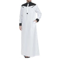 2025 Latest Ethnic Costume Muslim Men Dress Islamic Clothing Thobe Moroccan Thobe for Men Wholesale Islamic Muslim Clothing