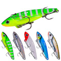 SNEDA Anti-corrosion 7g 10g Metal Artificial Fishing Lure Sinking Vib Bait 6# 12# Treble Hook for River Lake Stream Printed ABS