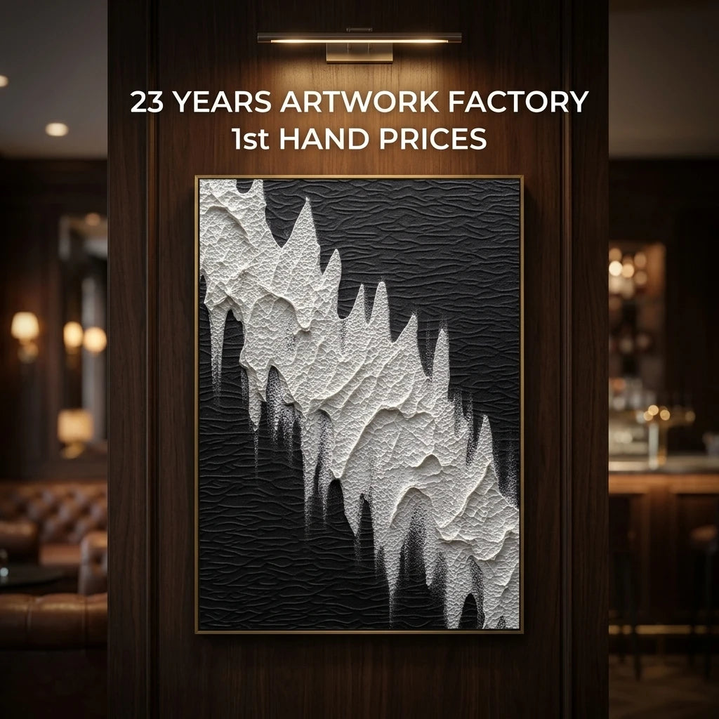 Wholesale Modern 3D Handmade Oil Painting Canvas Wall Decoration Factory Prices Home Art Hot Sale Framed Three Dimensional MegaBDM